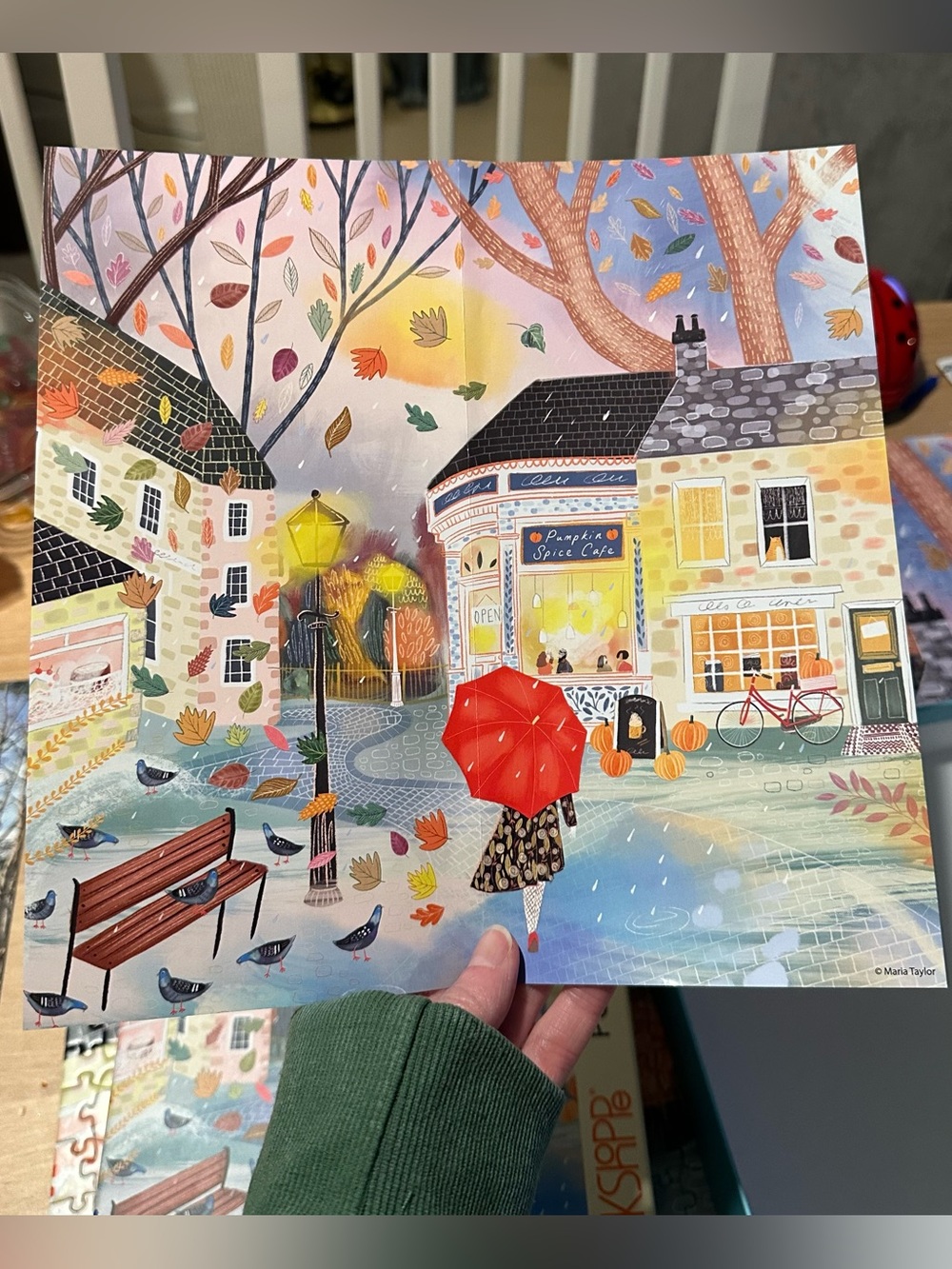 WerkShoppe “Pumpkin Spice Cafe” 1000 piece puzzle - Picture 4 of 6